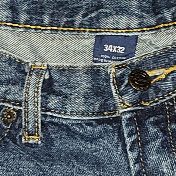 RK Brand Mens Size 34x32 Straight Leg Jeans Mid-rise Casual Cowboycore Gorpcore - Picture 8 of 8